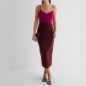 Express Contour Midi Dress